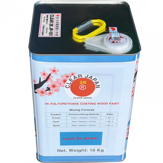 Sơn Bóng 2K-JP-A1 -16Kg-75$-Box |Sơn PU đồ gỗ 